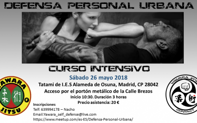 Curso intensivo de defensa personal urbana (26/05/2018 – Madrid)